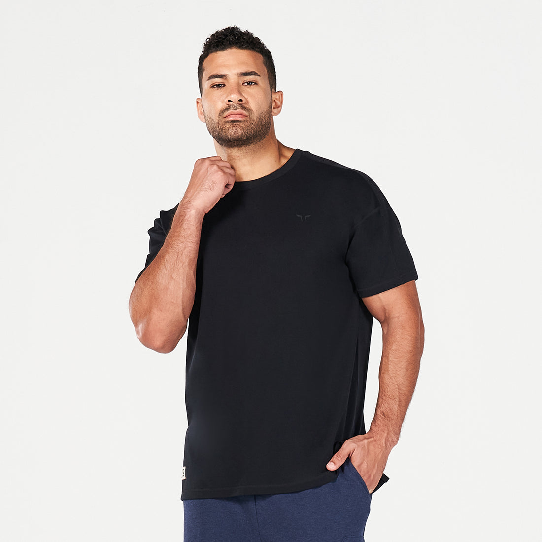 Golden Era Legacy Oversized Tee - Black